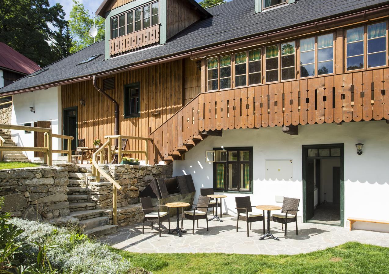 Wellness Hotel Florián České Žleby Stožec Exterior foto